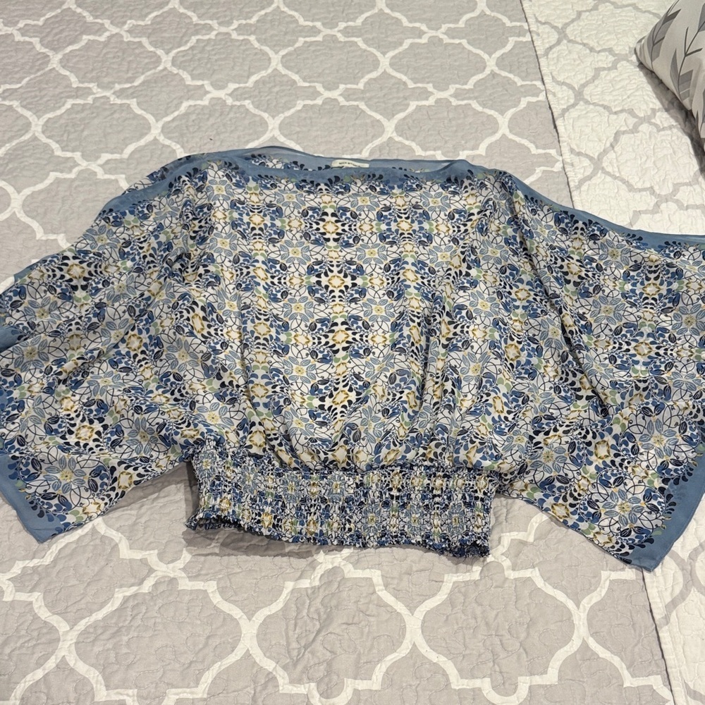 Max Studio Floral Patterned Top
